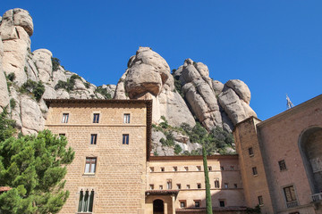 Montserrat monastery in Catalonia