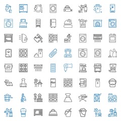 appliance icons set