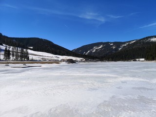 Fototapeta na wymiar Teichalm Steiermark im Winter