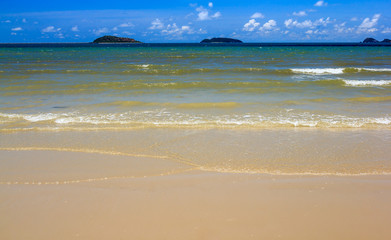 Beautiful beach and sky.