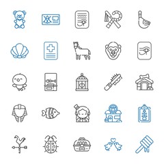 animal icons set