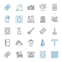 household icons set
