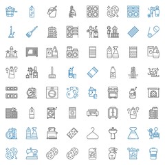 household icons set