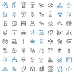 energy icons set