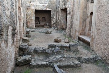 Tomb 8 Burial Chambers, Tombs of the Kings, Paphos, Cyprus