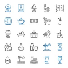 drink icons set