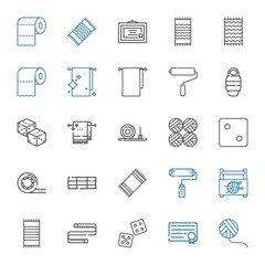 roll icons set