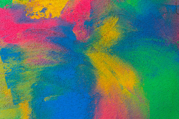 Multi-colored plaster.The texture of the wall. Background 