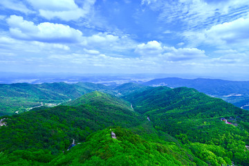 view of Palgongsan mountain, South Korea