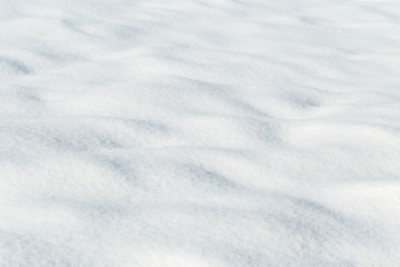 background of fresh snow texture in blue tone