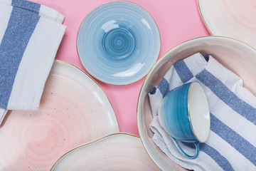  Clean dishes, Many elegant porcelain cups, saucers and plates