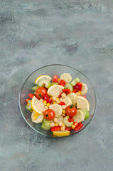 Salad of fresh vegetables