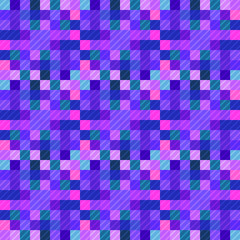 Seamless pattern background from a variety of multicolored squares.