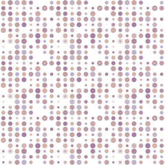 Seamless abstract pattern background with a variety of colored circles.