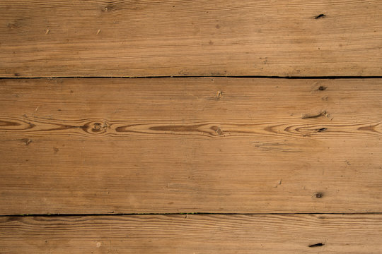 Rustic wooden background. Old vintage real natural planked wood. Free text space.