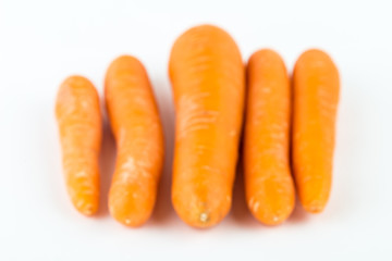 Carrot isolated on white background. Healthy food, diet