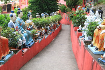 Ten Thousand Buddhas Monastery in Sha Tin