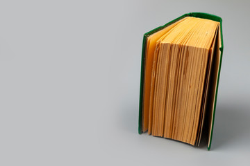 Book in a green cover