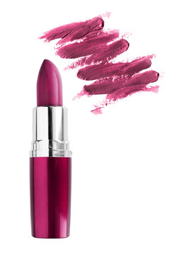 Maroon Lipstick Isolated