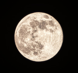 The Super Moon in HDR