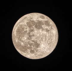 The Super Moon in HDR