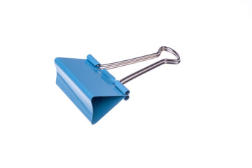 Paper clip isolated on white background