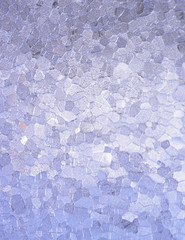 Silver winter background with frost pattern