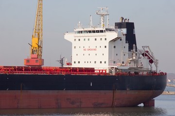 Ship in port