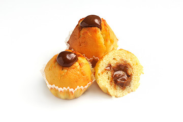 Cupcake  on a white background