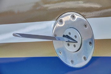 Angle of attack metal sensor on side of aircraft