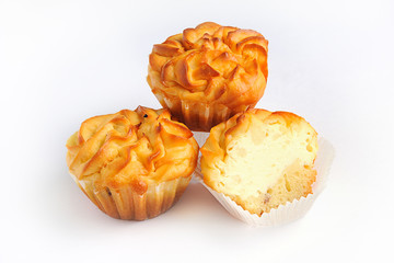 Cupcake  on a white background