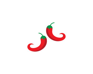 chili logo template vector icon illustration design