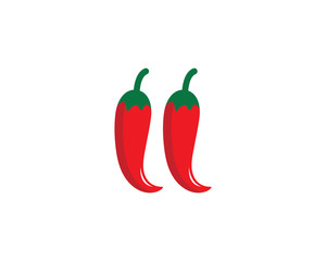 chili logo template vector icon illustration design
