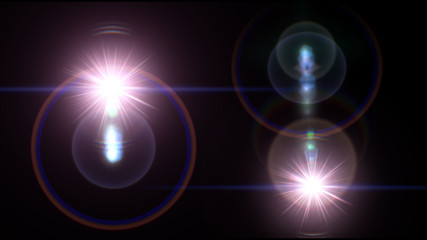 two lens flares