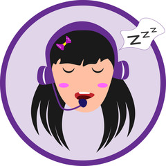 Contact Us Icon, Customer Operator Icon