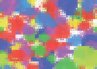 background abstract pixel multicolored with iridescent spots