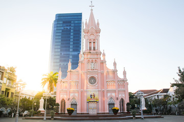 Fototapeta na wymiar Da Nang Cathedral Church in Da Nang ,Vietnam.