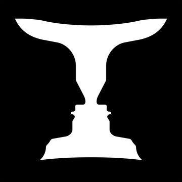 ルビンの壺 Stock イラスト Adobe Stock