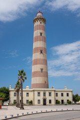 Farol da Praia da Barra lighthouse, Aveiro, Portugal