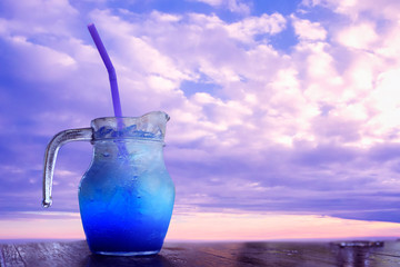 cocktail on the beach