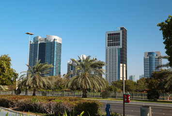 Fototapeta na wymiar Abu Dhabi - capital of the United Arab Emirates