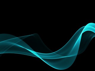 Abstract background, blue waved lines for brochure, website, flyer design 