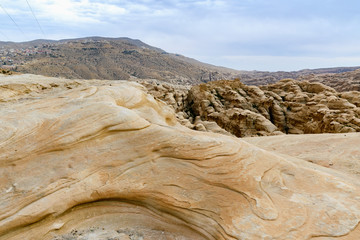 skały w okolicy Petra, Jordania - obrazy, fototapety, plakaty