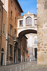 Fototapeta na wymiar An alley in Campidoglio square - Rome Italy