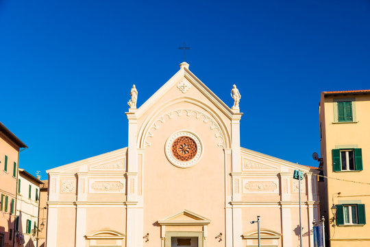 Nativita Beata Vergine Maria (Nativity Blessed Virgin Mary) Church in Portoferraio, Italy
