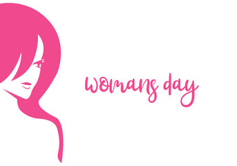womans day. vector graphic background. vector symbol EPS10