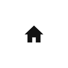 Fototapeta na wymiar Home icon sign vector flat symbol EPS10