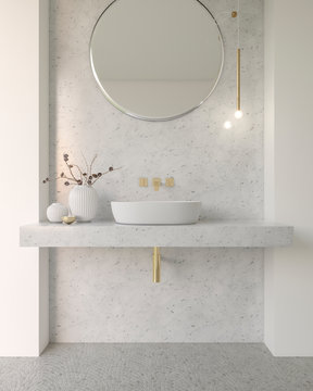 Bathroom White Marble