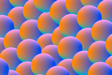 Abstract blurred vector gradient background. Colorful circles