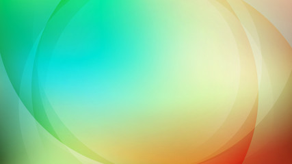 Abstract curved on colorful background